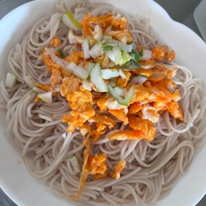 炒り卵でおいしい★ぶっかけそうめん